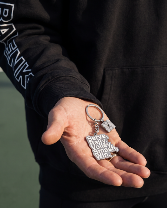 Serve and Win Collector's Keychain- Fanagerie Racquet Club