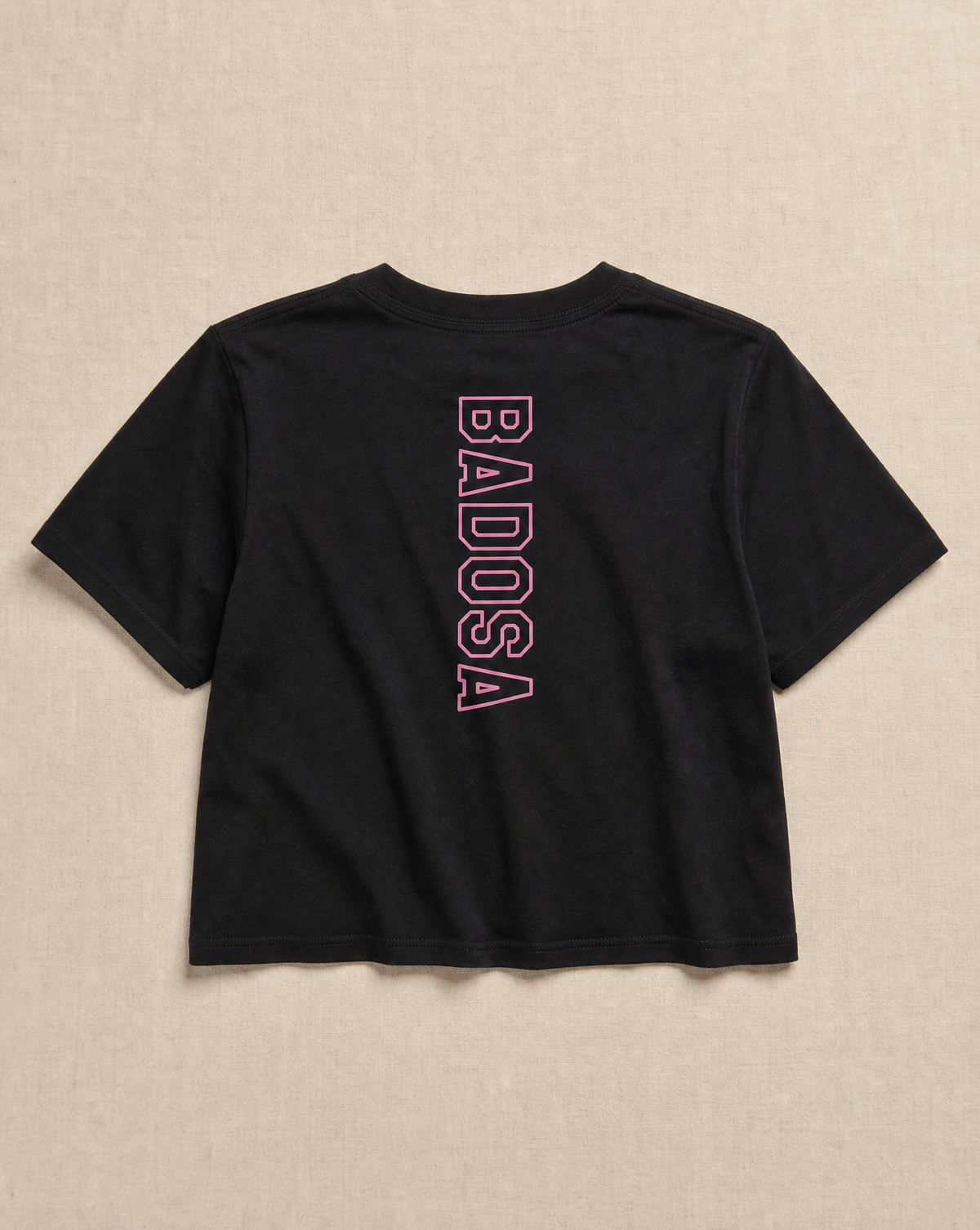 Back view of Fanagerie Serve and Win Ladies Suite Tee Cropped SS — Paula Badosa