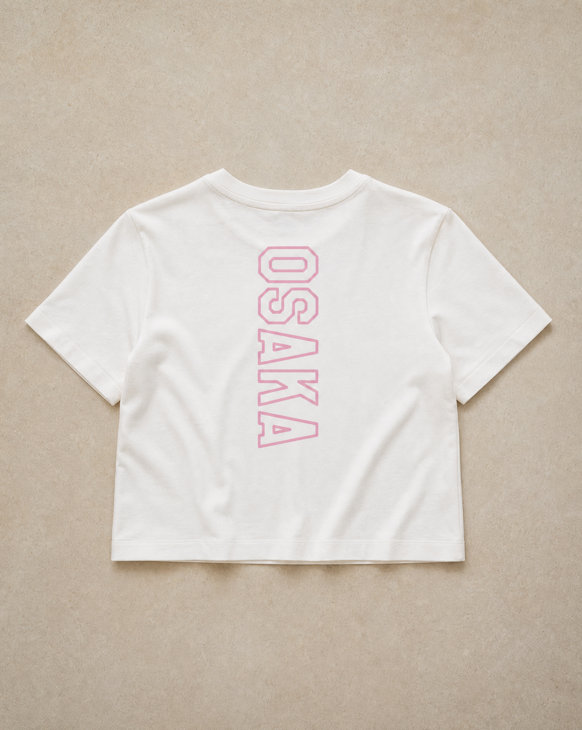 Back view of Fanagerie Serve and Win Ladies Suite Tee Cropped SS — Naomi Osaka