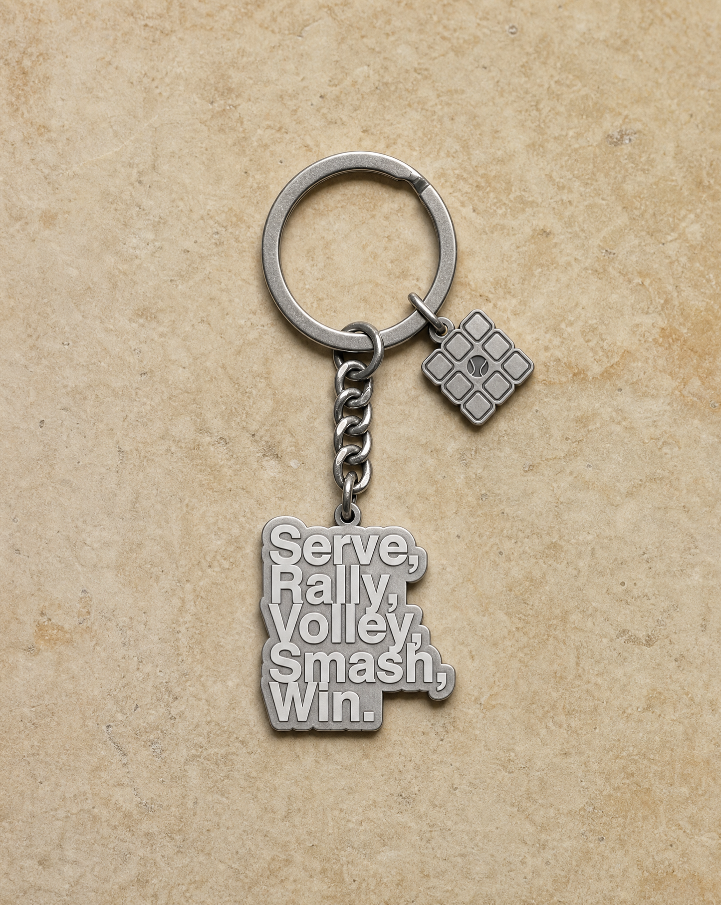 Serve and Win Collector's Keychain- Fanagerie Racquet Club